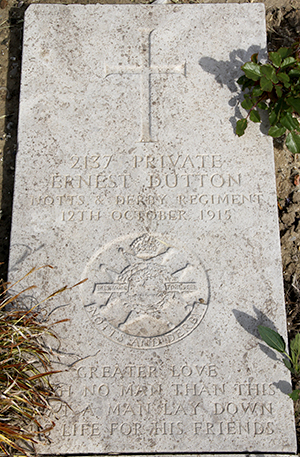 Private Ernest Dutton