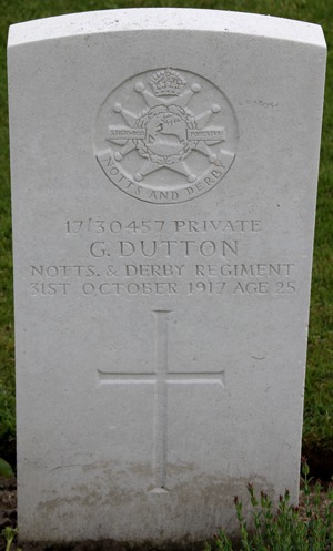 Private George Dutton grave
