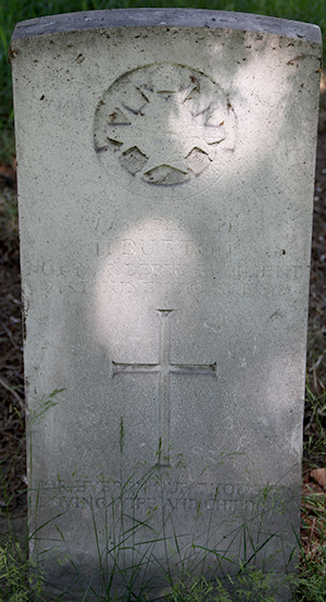 Private Harry Dutton grave