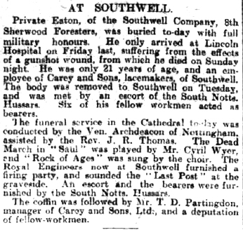 Private E. Eaton article