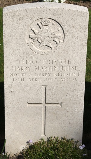 Private Harry Martin Ellse grave