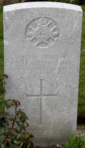 Private Charles Featherstone grave