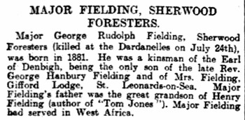 Major George Rudolph Fielding art1