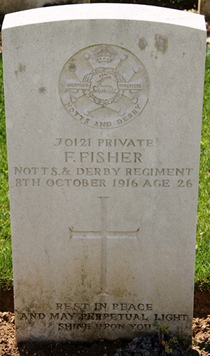 Private Frederick Fisher grave