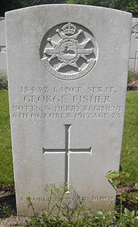 Lance Sergeant George Fisher grave