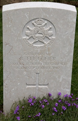Private Bertram Fletcher grave
