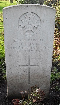 Private John Flint grave