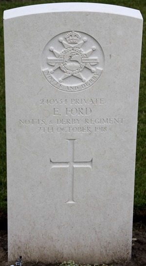 Private Elisha Ford grave
