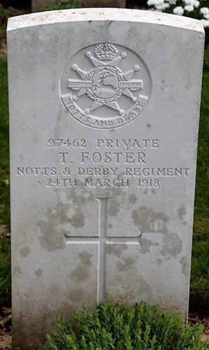 Private Tom Foster grave