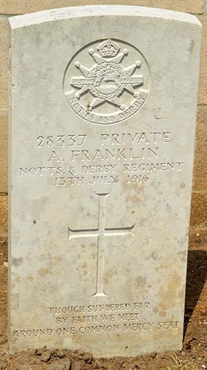 Private Alfred Franklin