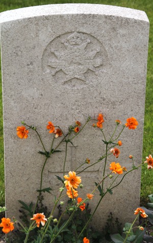 Private John Buchan Fraser grave