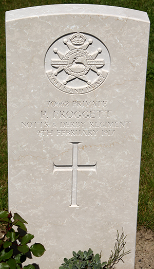 Private Percival Froggatt grave