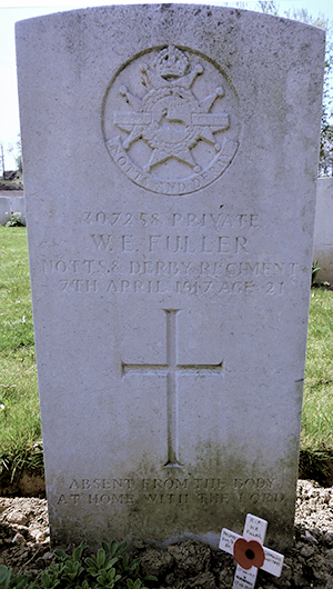 Private William Emmett Fuller grave