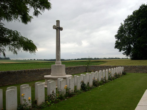 Gauche Wood Cemetery, Villers-Guislain, France.