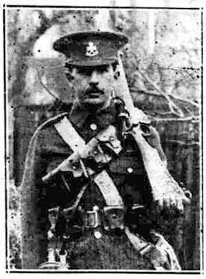 Private John George Glidewell grave