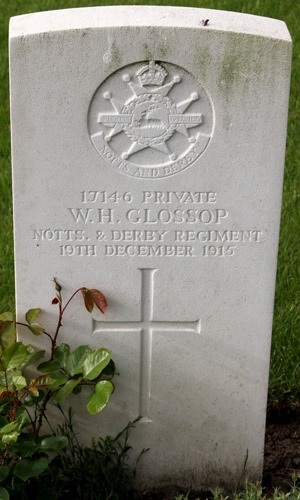 Private William Headford Glossop grave
