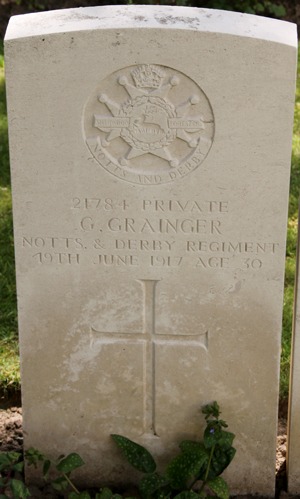 Private George Grainger grave