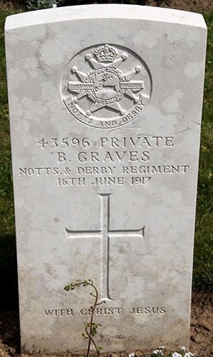 Private Bertram Graves grave