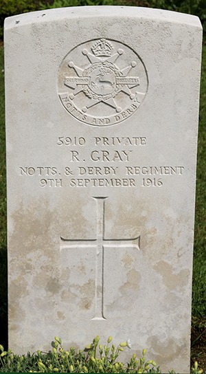 Private Robert Gray grave