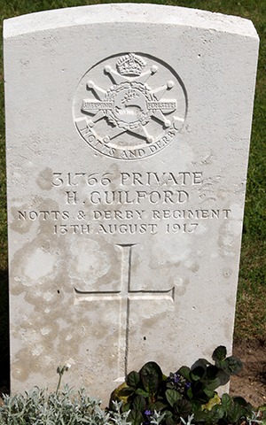 Private Harry Guilford grave