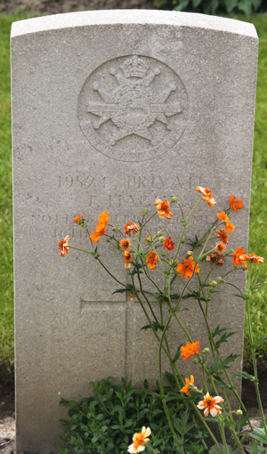 Private Joseph Hague grave