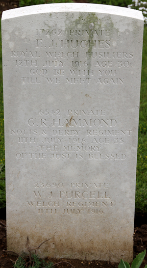 Private George Robert Hammond grave
