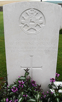 Private Walter Henry Hancock grave