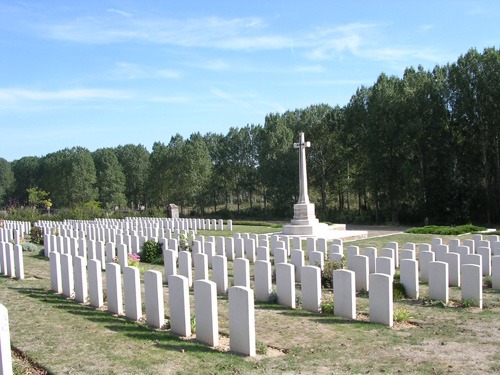Hangard Communal Cemetery Extension, France.
