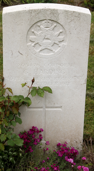 Corporal George Harding grave