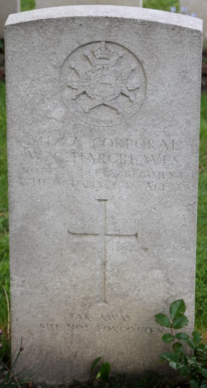 Corporal William Charles Hargreaves grave