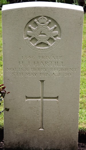 Private Harold James Hartill grave
