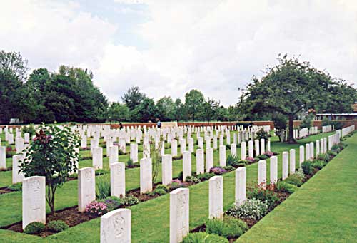 Hebuterne Military Cemetery, France.