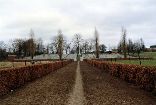 Hermies Hill British Cemetery, France.