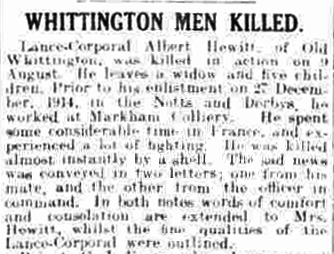 Lance Corporal Albert Hewitt art1