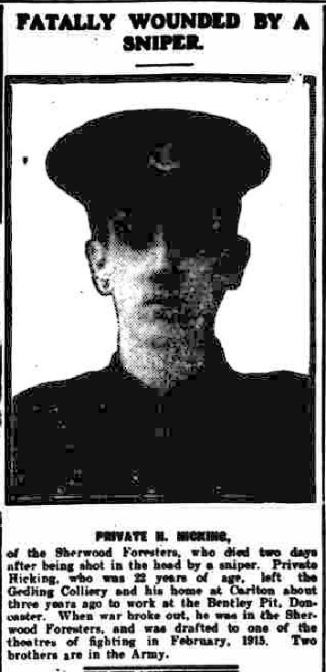 Private Harry Hicking art1