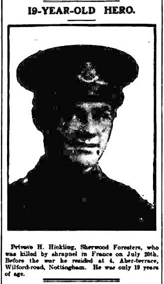 Private Harold Hickling art1