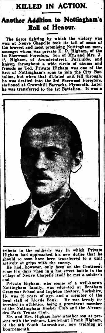 Lance Corporal E. D. Higham art1