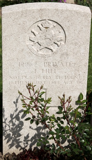 Private Thomas Hill grave