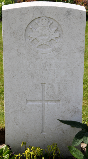 Lance Corporal John Hollis grave
