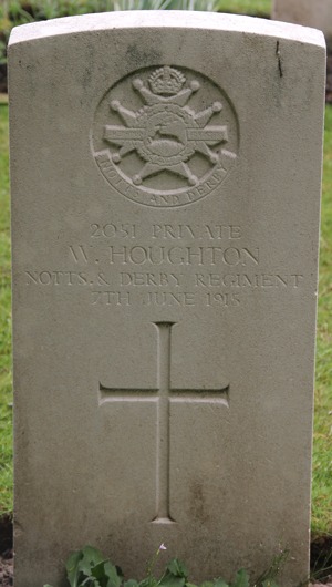 Private Walter Houghton grave
