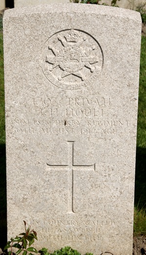 Private John Henry Hoult grave