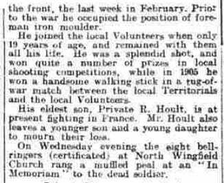 Company Sergeant Major John Hoult art2