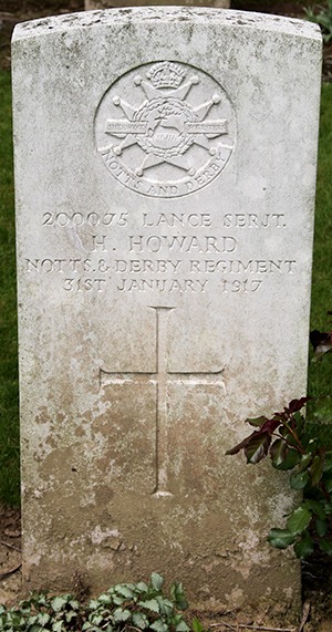 Lance Sergeant Harry Joseph Howard grave