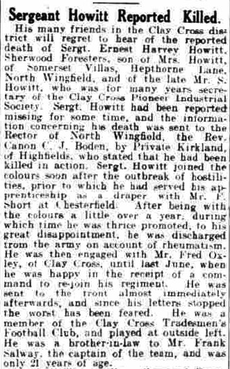 Sergeant Ernest Harvey Howitt art1