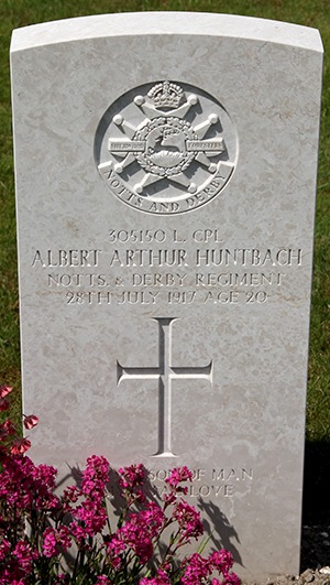Lance Corporal Arthur Albert Huntbach