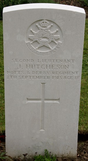 Second Lieutenant John Hutcheson grave