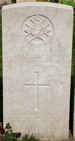 Corporal Harold Ernest James Jackson