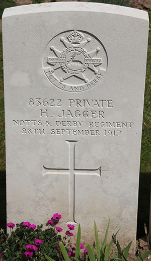 Private Harry Jagger grave