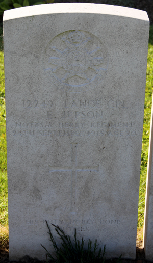 Lance Corporal E. Jepson grave