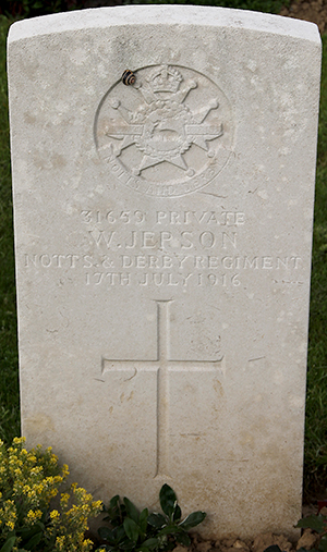 Private William Jepson grave